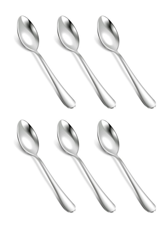 Kyraton 5.5" Mini Coffee Spoons - Stainless Steel, Set of 6 for Parties & Weddings - Image 1