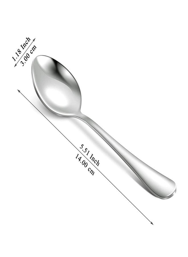 Kyraton 5.5" Mini Coffee Spoons - Stainless Steel, Set of 6 for Parties & Weddings - Image 2