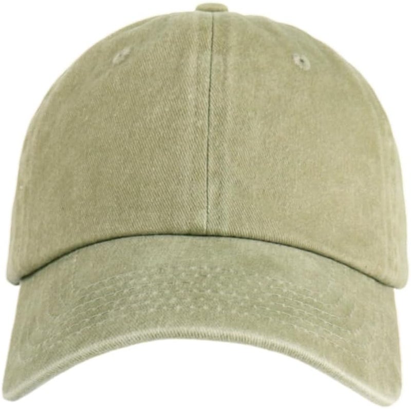 LANGZHEN Unisex Baseball Cap 100% Cotton Fits Men Women Washed Denim Adjustable Dad Hat - Image 2