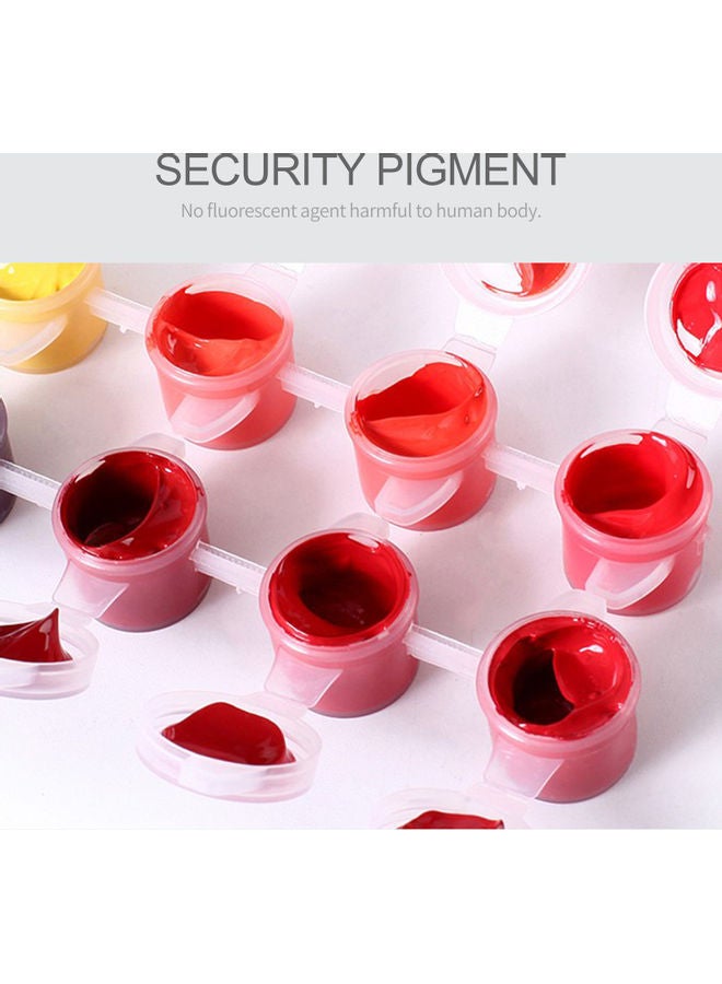 NIBEMINENT 16 X 20 Inch DIY Oil Painting On Canvas Paint By Number Kit Santa Claus Elk Pattern For Adults Kids Beginner Craft Home Wall Decor Gift Multicolour 22.00 x 3.00 15.00cm - Image 2