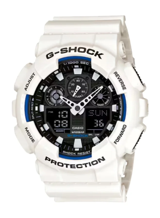 G-SHOCK Men's Resin Analog-Digital Watch GA-100B-7A - 55 mm