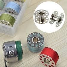 advancedestore advancedestore Metal Sewing Silver Bobbins Household Sewing Machine Accessories 30pcs Multicolour - Image 3