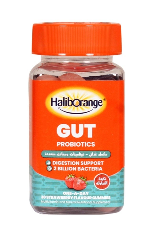 Haliborange Probiotics Gut Health - 30 Gummies - Image 1