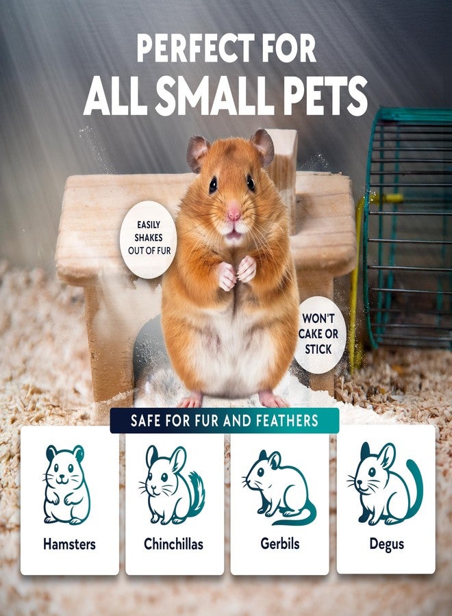 BILLY BUCKSKIN HOME & BEAUTY 2.5 LB. Hamster Sand Bath - Dust Free, All Natural Volcanic Ash for Fur Health - Sand Bath for Chinchillas, Gerbils, Mice, Degus & All Small Pets - Made in USA - Hamster Accessories by Billy Buckskin - Image 4