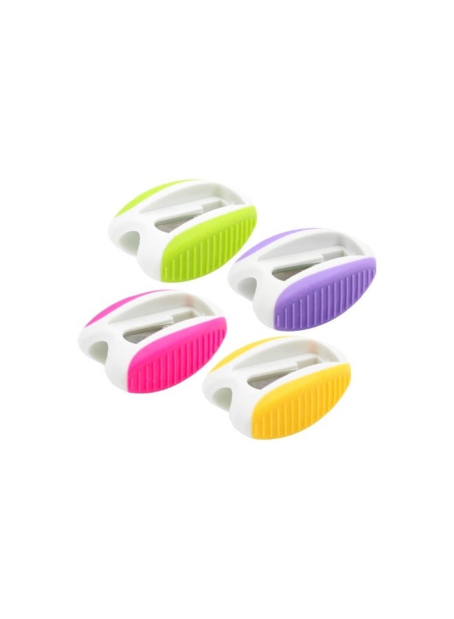 M&G 4-Piece Single Hole Mini Grip Sharpener Multicolour - Image 3