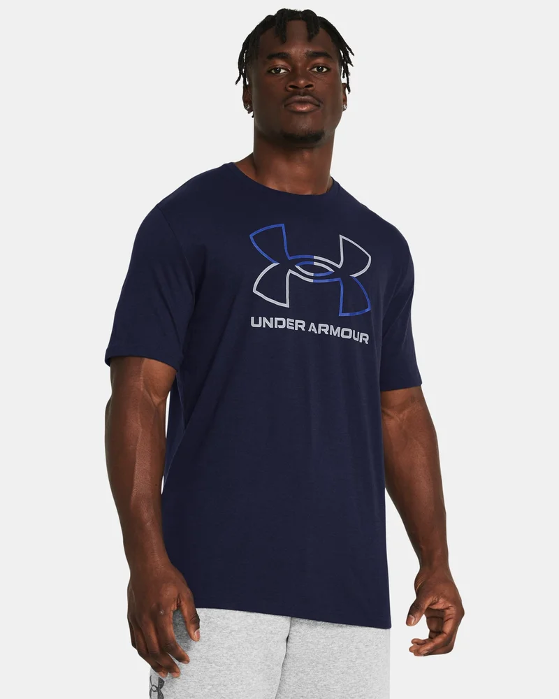 UNDER ARMOUR Blue Men's Foundation T-Shirt for Men | Best Price UAE
