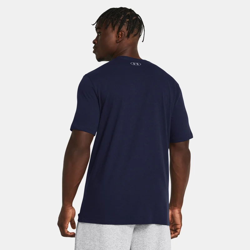 Under Armour Blue Men's Foundation T-Shirt for Men | Best Price UAE