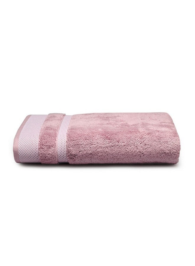 SPACES Hygro Cotton Bath Towel Blooms Softer When Washed Ultra Absorbency Dries You Quicker (Solid, 75cmx150cm) - Light Violet - Image 3