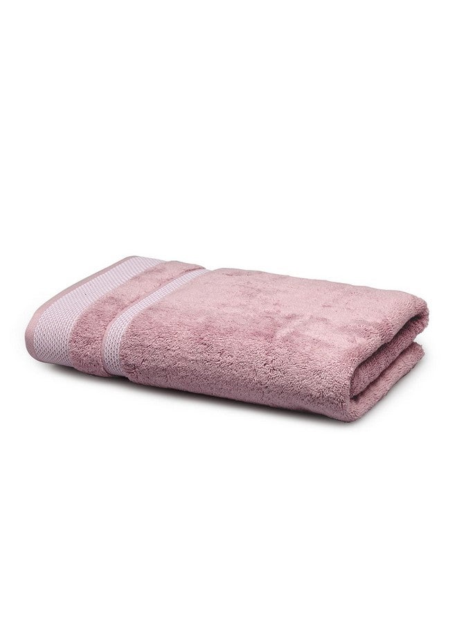 SPACES Hygro Cotton Bath Towel Blooms Softer When Washed Ultra Absorbency Dries You Quicker (Solid, 75cmx150cm) - Light Violet - Image 2
