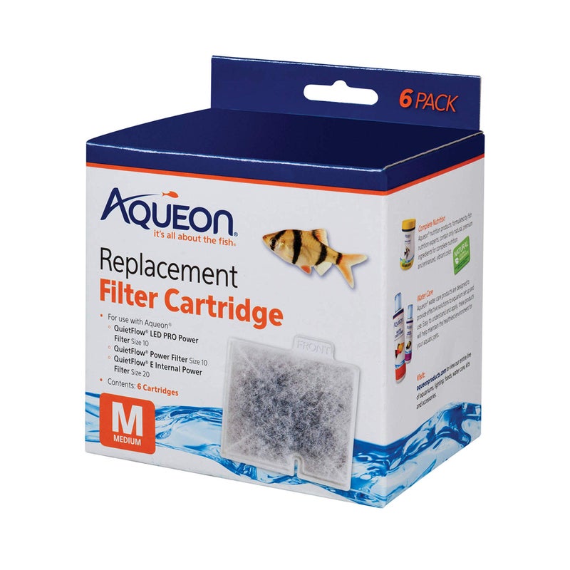 Aqueon Replacement Filter Cartridges Medium - 6 pack - Image 1