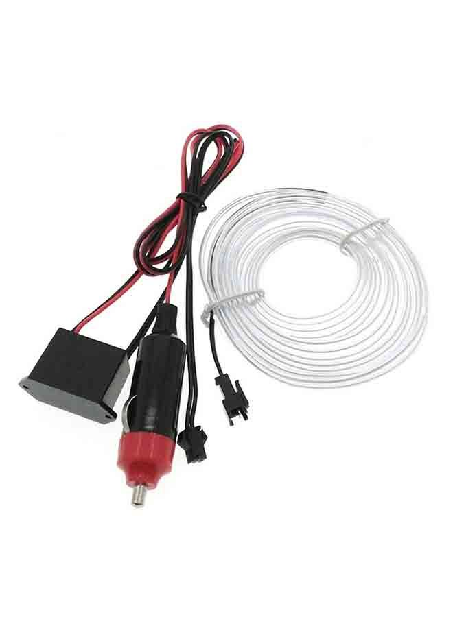 Y&D 5m LED Car Decorative Thread Sticker Indoor Decals Flexible Neon Light EL Wire Rope Tube - Image 1