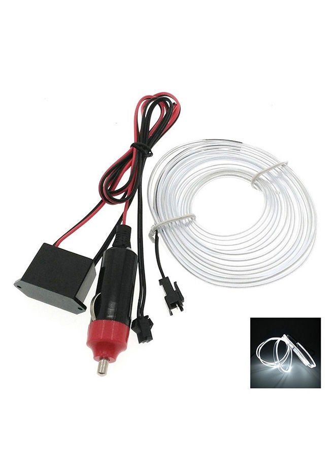 Y&D 5m LED Car Decorative Thread Sticker Indoor Decals Flexible Neon Light EL Wire Rope Tube - Image 2