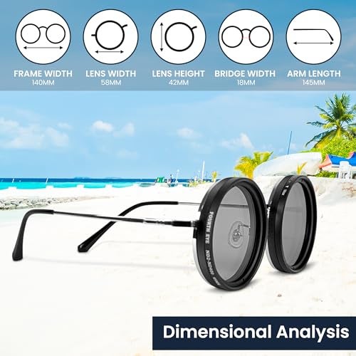 Amazefull Adjustable Sunglasses Stepless, Using ND filter, adaptive Sunglasses,1-9 Levels for outdoors - Eyewear with Adjustable fit - Image 5