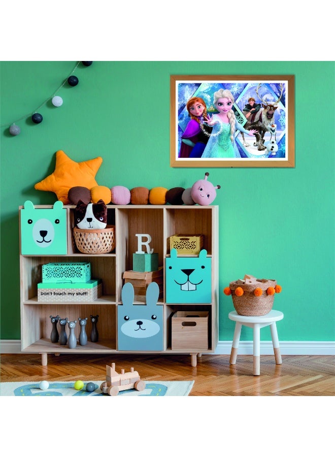 Clementoni Puzzle Dinsye Frozen Spell 104-Pieces | Jigsaw Puzzle | Children's Puzzle | Preschool Learning Toys | Develops Problem Solving Skills | Made in Italy - Image 3