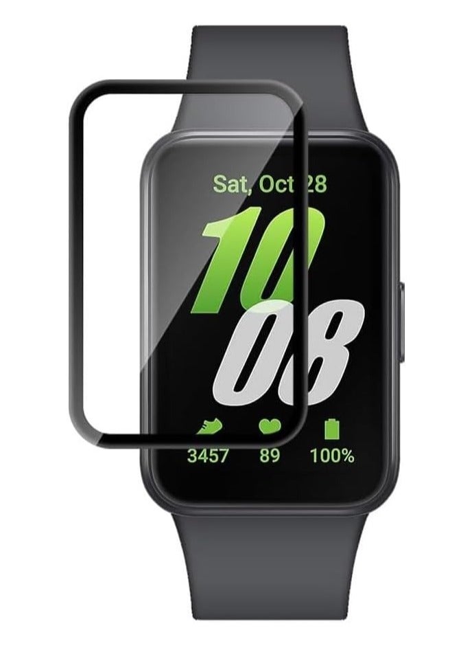 Screen Protector for Samsung Galaxy Fit 3 Ultra Clear PMMA Curved Film Soft Protective Full Coverage Film Accessories Compatible with Samsung Watch Fit 3  - Image 1