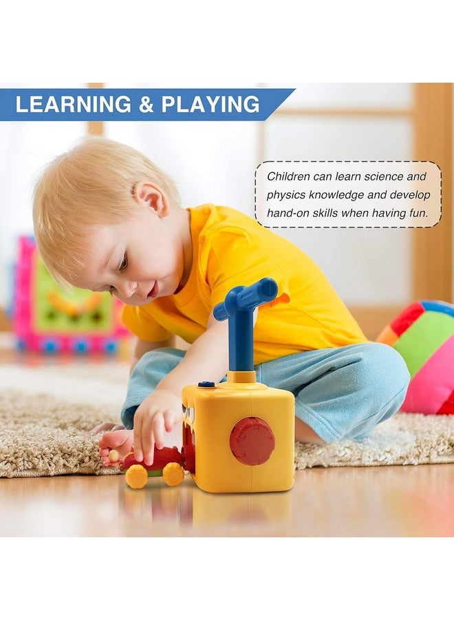 Galaxy Hi-Tech Balloon Launcher Car Toy Set, Balloon Powered Car Toys, Balloon Racers Toy with Pump Creative Inflatable Racing Car for Kids Intelligence Education Children's Toys-Multicolour - Image 5