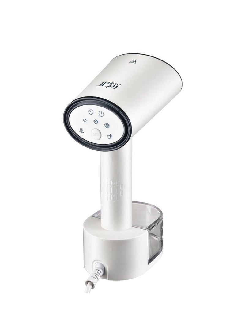 ريبال مكواة بخار محمولة ومكواة بخار للملابس - مكواة بخار قوية للملابس بقوة 1600 واط لإزالة التجاعيد والوبر والشعر - مكواة بخار محمولة خفيفة الوزن للسفر للثياب والقمصان - Image 1