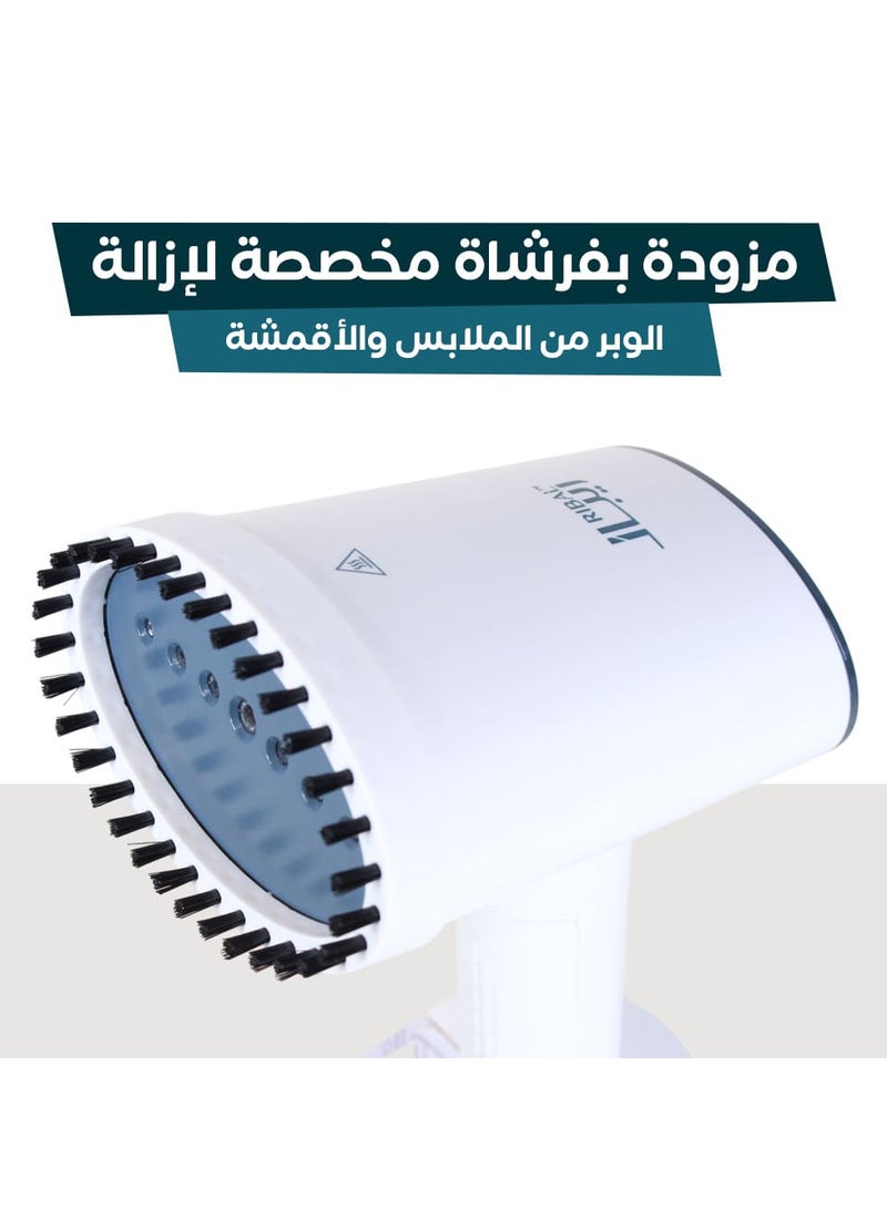 ريبال مكواة بخار محمولة ومكواة بخار للملابس - مكواة بخار قوية للملابس بقوة 1600 واط لإزالة التجاعيد والوبر والشعر - مكواة بخار محمولة خفيفة الوزن للسفر للثياب والقمصان - Image 2