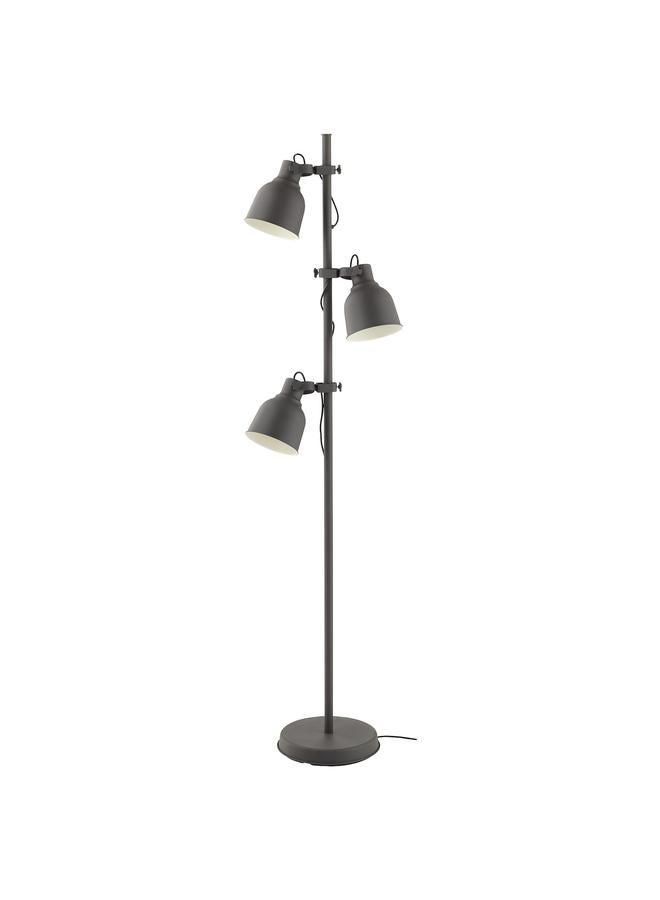 Zaboon Floor Lamp With 3-Spot, Dark Grey - Image 1