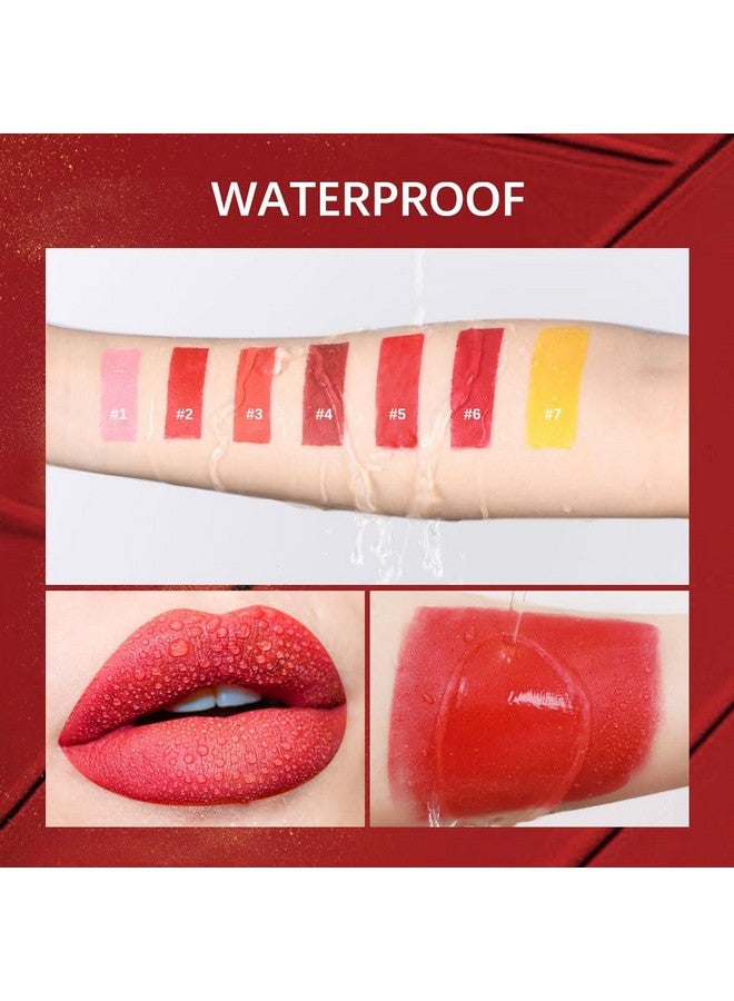 BEUKING Gold Lipstick Velvet Nude Red Pink Lip Tint Nonsmudge High Pigment Not Fade Smooth Longlasting Wear Nonstick Cup Waterproof Matte Lady Lip Gloss For Girl Women Lady Daily Lip Makeup (7) - Image 5