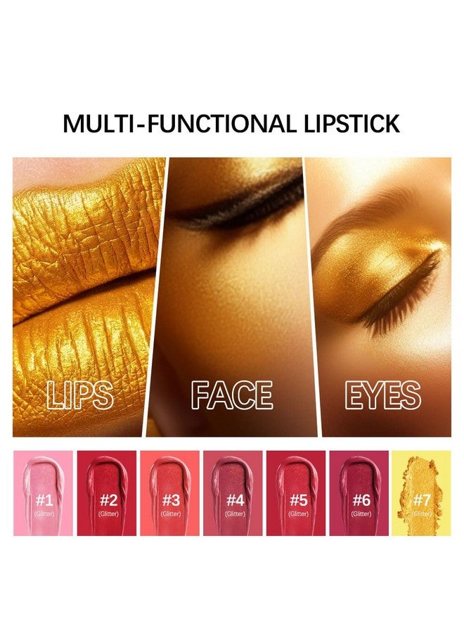 BEUKING Gold Lipstick Velvet Nude Red Pink Lip Tint Nonsmudge High Pigment Not Fade Smooth Longlasting Wear Nonstick Cup Waterproof Matte Lady Lip Gloss For Girl Women Lady Daily Lip Makeup (7) - Image 3