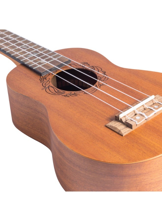 Bamboo U-26 ECO Tenor Ukulele with Gig Bag – Natural Finish - Image 3