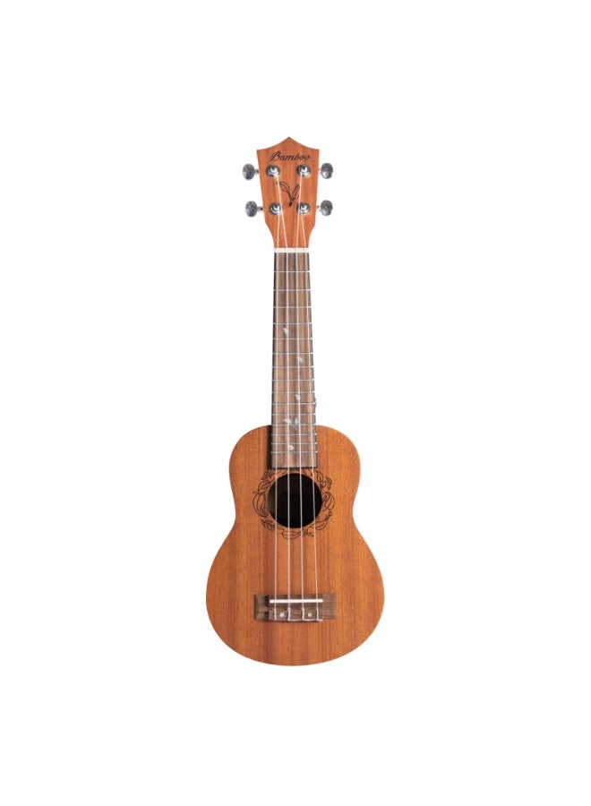 Bamboo U-26 ECO Tenor Ukulele with Gig Bag – Natural Finish - Image 1