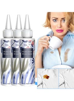 Nml Stain Remover for Clothes, Emergency Stain Rescue Stain Remover,Garment Stubborn Stain Cleaner Oil Remover, (3pcs)