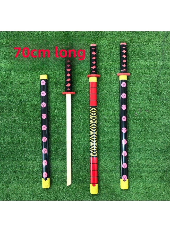 (Collection Of Swords) Children's Wooden Toys Samurai Sword Sword Green Dragon Sword Temple Fair Street Stall Selling Toys-Color:Xuanwu Excalibur  - Image 5