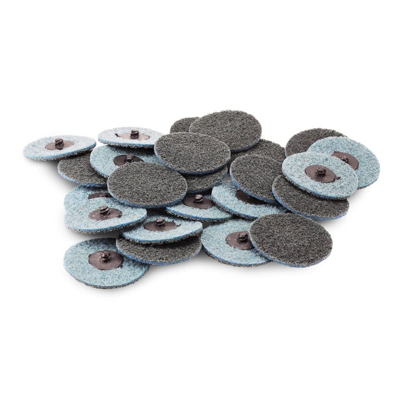 BHA Surface Conditioning Quick Change Discs, 3" Blue (Fine) Prep Pad - 25 Pack - Image 1