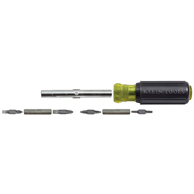 Klein Tools Klein Tools 32500 11-in-1 Screwdriver / Nut Driver Set, 8 Bits (Phillips, Slotted, Torx, Square), 3 Nut Driver Sizes, Cushion Grip Handle  - Image 4
