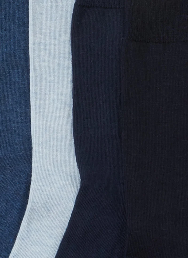 Matalan 7 Pack Blue Socks