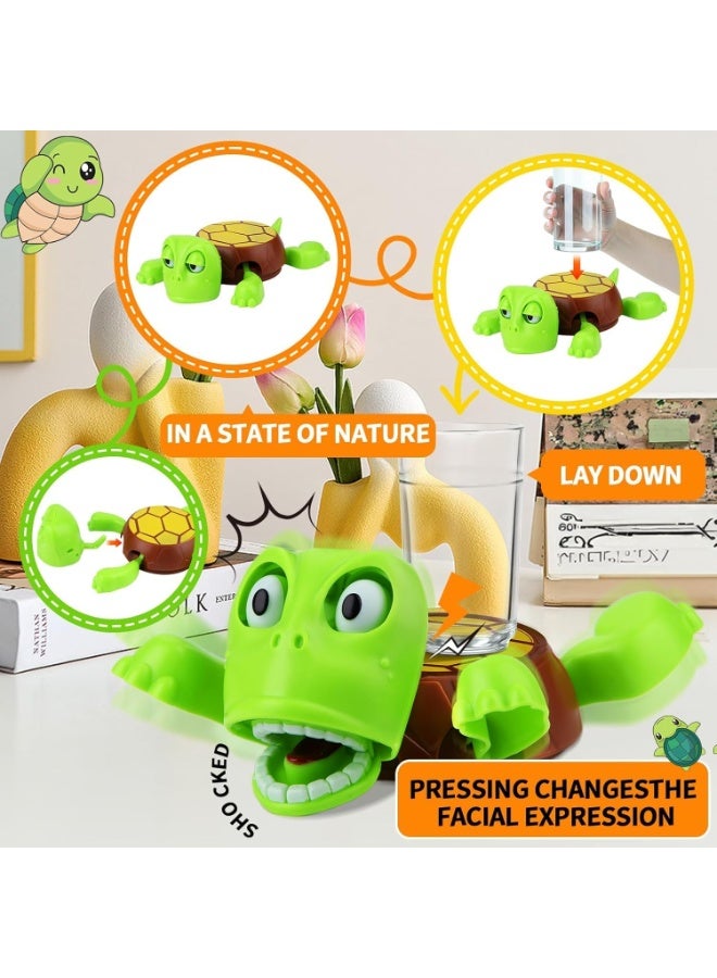 Generic Funny Turtle Cup Stand – Expression-Changing Mug Holder with Anti-Slip Base, Heat-Resistant Coaster Stand for Coffee & Tea Cups – Cute Desk Accessory – Green – 1pcs - Image 2