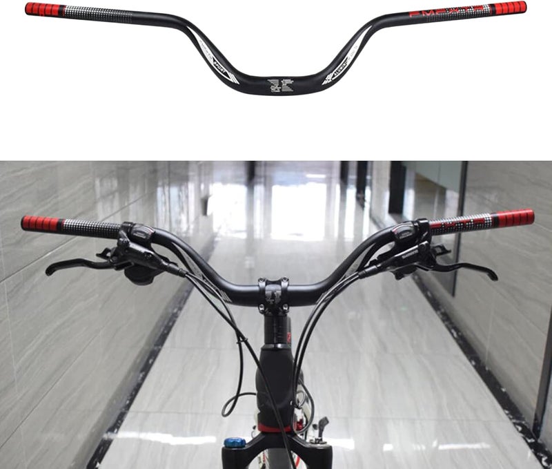 كلاراكو مقود دراجة جبلية صلب طويل للغاية 31.8 مم، مقود دراجة خفيف الوزن عالي القوة مع شاشة مقياس دقيقة واضحة (اختياري 720 مم 780 مم) - Image 2