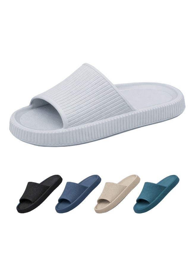Cloud Slides Sandals, Waterproof PVC Slippers, Non-Slip Durable, Lightweight Cushioned Shower Pool Bathroom House Slides - Image 5