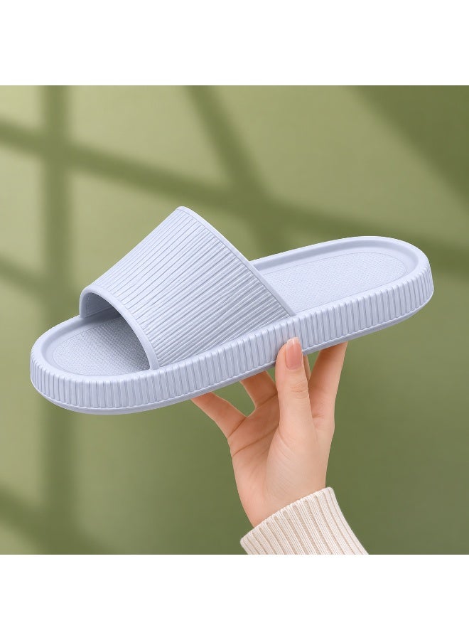 Cloud Slides Sandals, Waterproof PVC Slippers, Non-Slip Durable, Lightweight Cushioned Shower Pool Bathroom House Slides - Image 3