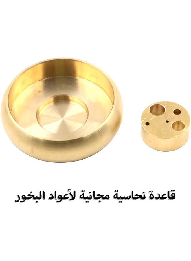 erorex Bakhoor – Cambodian Oud Incense Sticks 3Mm With Copper Stick Holder – A72 Max - Image 3