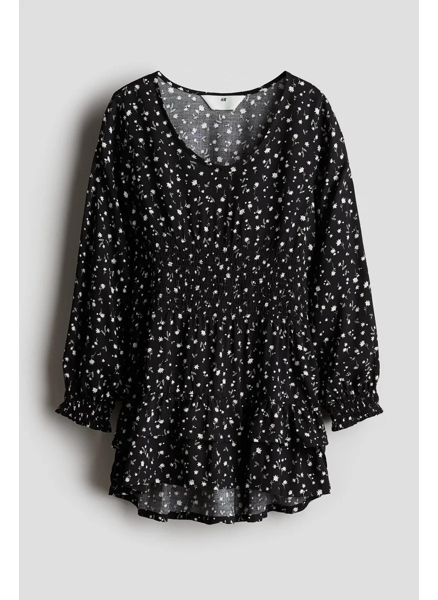 H&M Smock-Detail Dress