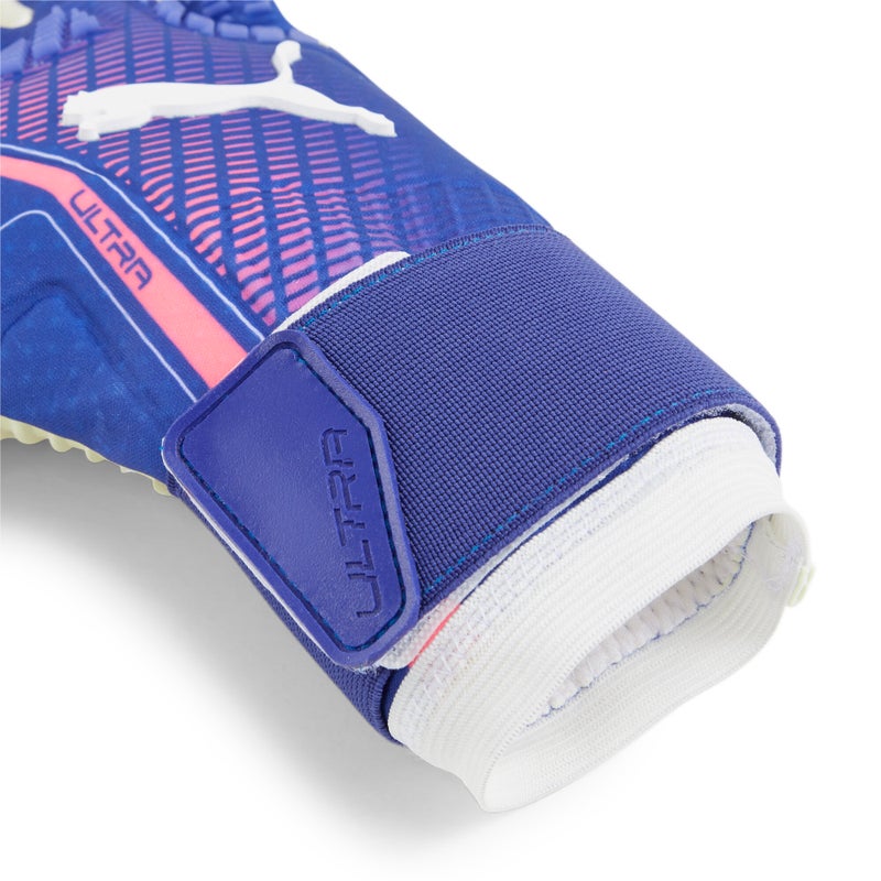 PUMA ULTRA ULTIMATE Blue Hybrid Goalkeeper Gloves - Image 5