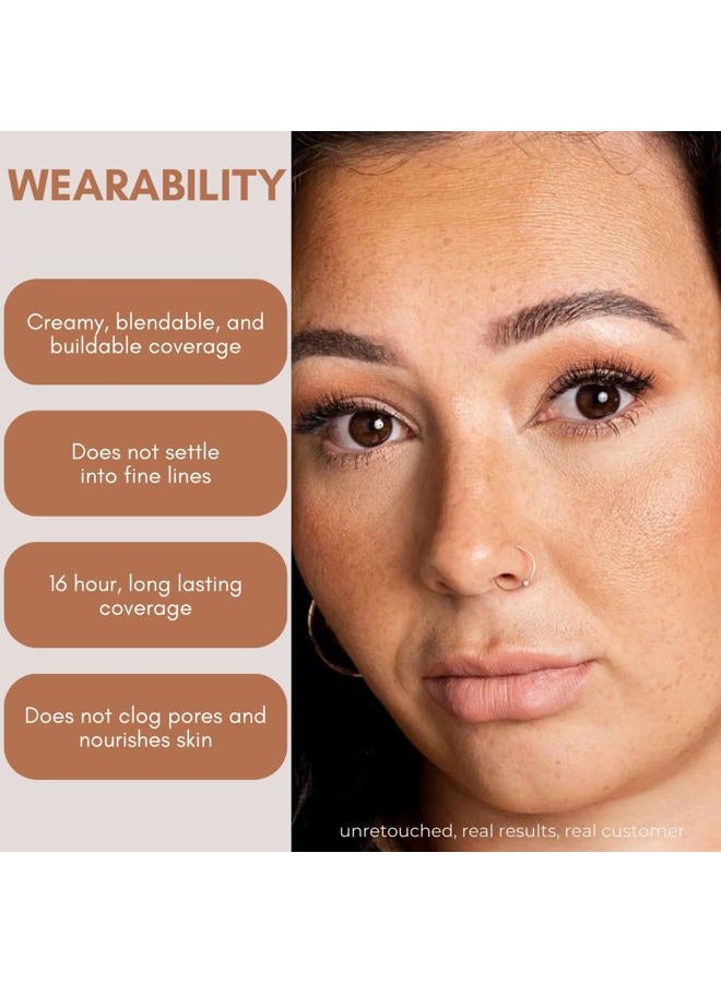 BaeBlu Organic Concealer, FULL Coverage Cover Up, 100% Natural, Made in USA, Paradise - Image 4