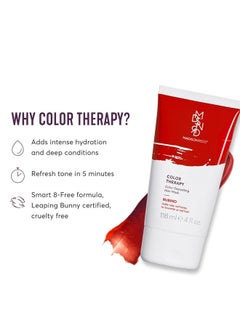 Madison Reed Color Therapy, Rubino, Color Depositing Hair Mask & Deep Conditioning Treatment, Intensely Hydrating, Refreshes Color & Tone, Keratin & Argan Oil, 4 Fl Oz 118 mL  - Image 2