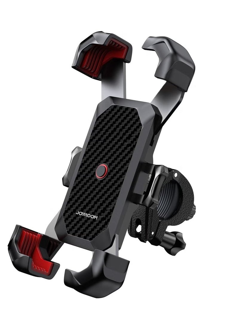 JOYROOM JR-ZS288 Bike Handlebar Phone Holder – Universal Smartphone Mount, Adjustable, Secure Grip, Shockproof, Easy Installation for Bicycles, Motorcycles, and Scooters, Suitable for iPhone & Android Phones - Image 1