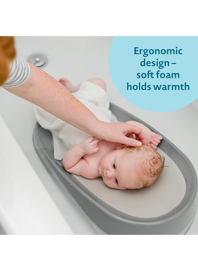 The First Years Sure Comfort Renewed Baby Bather - 50% Recycled Material Baby Bath Seat - Baby Bath Support for Infants - Newborn Bath Essentials Ages 0 to 5 Months - Image 3