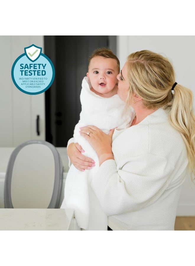 The First Years Sure Comfort Renewed Baby Bather - 50% Recycled Material Baby Bath Seat - Baby Bath Support for Infants - Newborn Bath Essentials Ages 0 to 5 Months - Image 5