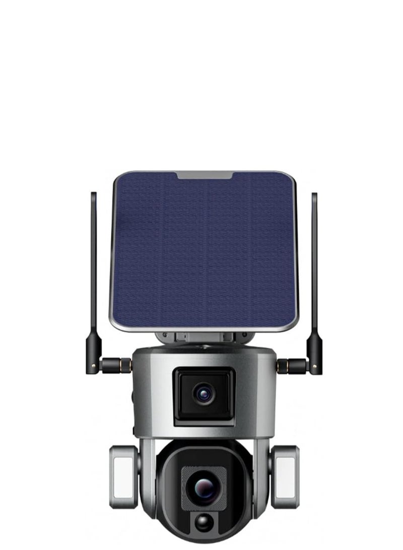 CRONY S5 WiFi-4K-8MP-10X Solar Dual Linkage Battery PTZ Camera - Image 1