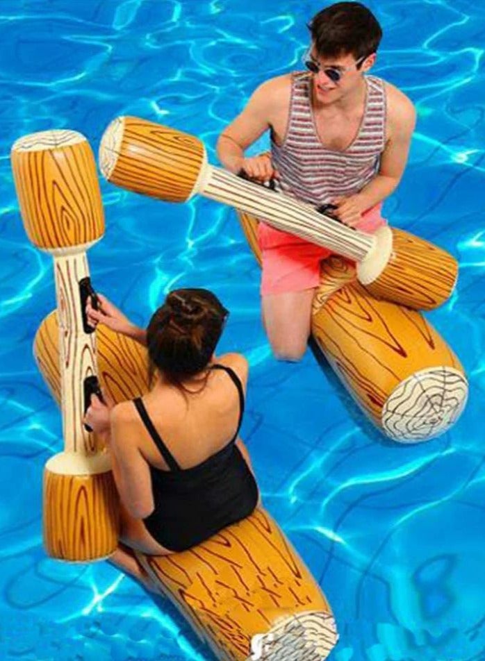 دوركو 2 أجهزة كمبيوتر شخصية مجموعة نفخ عائمة صف الألعاب ، متعة عائمة ركوب القوارب على حمام السباحة والشاطئ لعبة ، رافت عائمة مقعد القارب عائمة صف الألعاب - Image 1