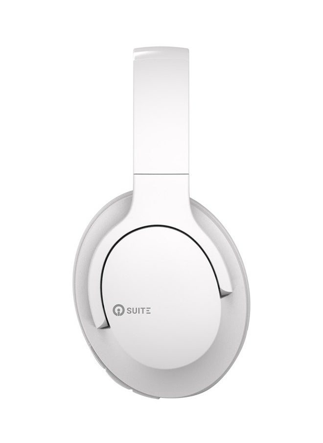 iOsuite Focus 8 Bluetooth Headphones Over Ear,45H Playtime Bluetooth 5.3 Wireless Headphones 3 EQ Modes,Built-in HD Mic,HiFi Stereo Sound,Deep Bass,Memory Foam Ear Cups for Phone/PC&Travel/Gym/Workout (Ice Grey)  - Image 2