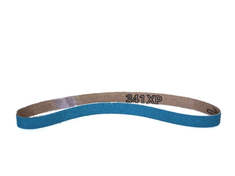 Starcke 1/2 x 18 inch Sanding Belts 60 Grit, 24 Pack - Durable Air Belt Sander Zirconia Band File Easy to Install for Metal Composites Marine and Wood Professional German Quality Bandfile Belt Sander - Image 2