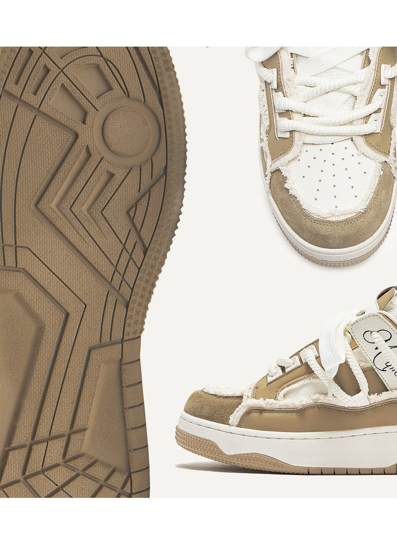 KUYING - New Thick Sole Elevated Board Shoes - Image 1