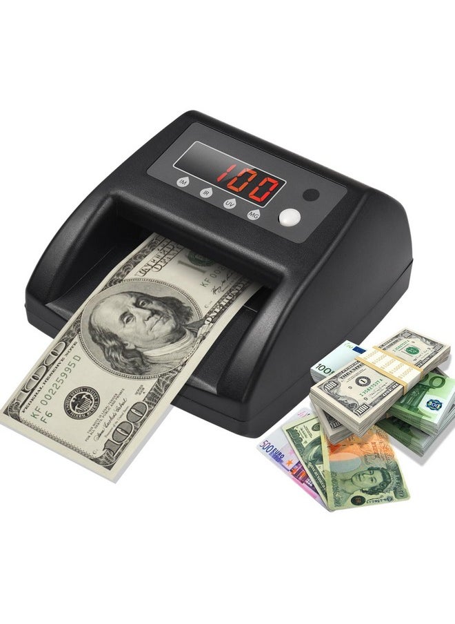 Bisofice - Mini Uv Counterfeit Bill Detector Euro/Usd/Gbp Money Counter Automatic Money Detection By Uv Mg Ir Image Paper Quality Size Thickness Suitable For Small Business (Euro/Usd/Gbp) - Image 1